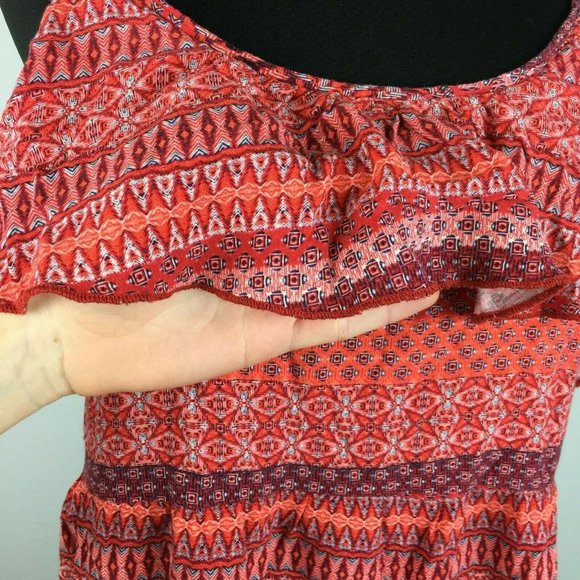 Hollister Jrs S Boho Cold Shoulder Short Dress - Picture 6 of 8